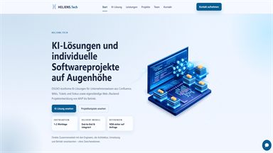 KI-Chat als Overlay im geschlossenen Zustand