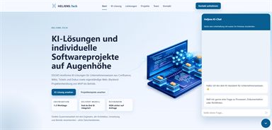 KI-Chat als Overlay im geöffneten Zustand