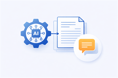 Visualisierung des Heljens KI-Chats